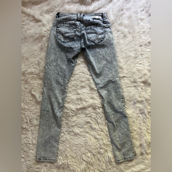 YMI - Wanna Betta Butt? -Stone Washed Skinny Jeans- NWO- Size:5 - Picture 2 of 4